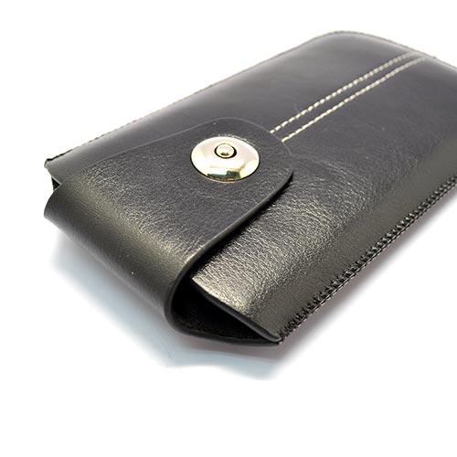 New Design PU Leather With Button -05